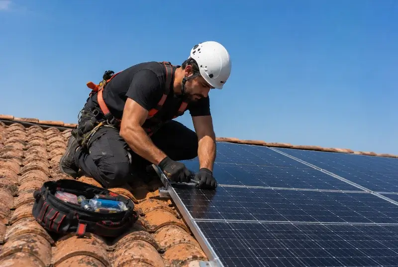 Maintenance et monitoring de panneaux solaires à Casteide-Candau
