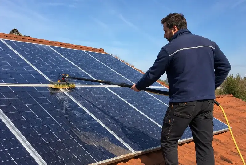 Nettoyage et entretien de panneaux solaires à Casteide-Candau